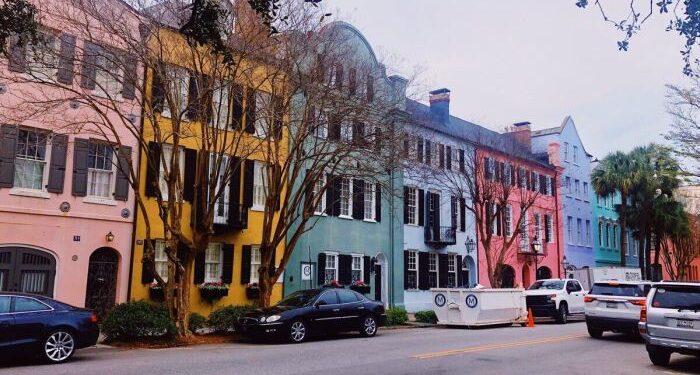 Take a walk through Charleston's historic downtown district ...